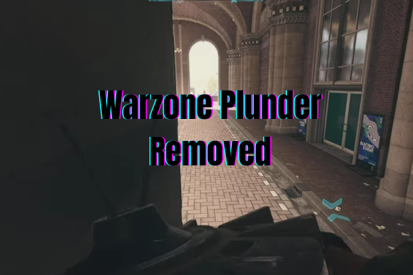 warzone plunder removed