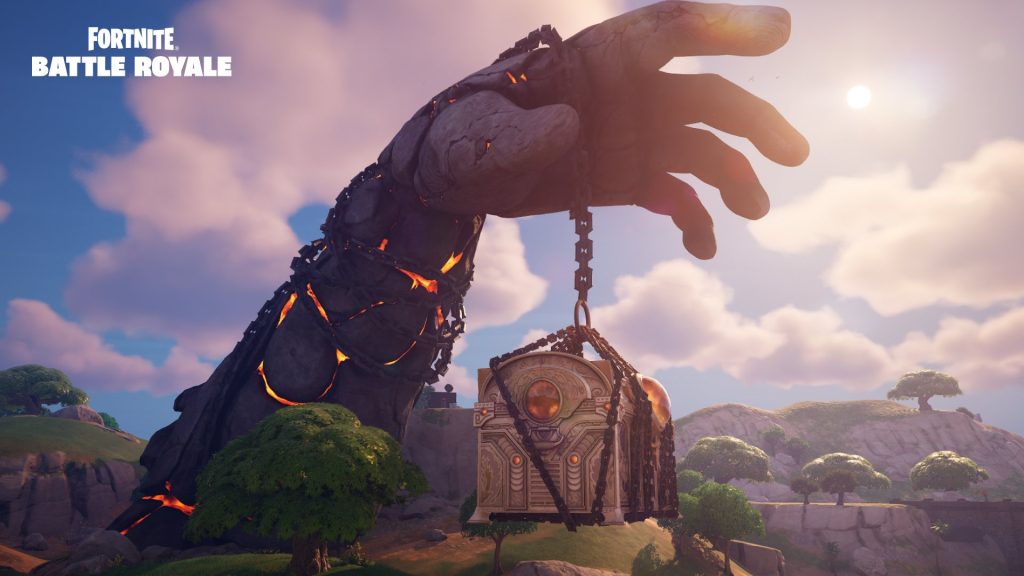 giant hand fortnite